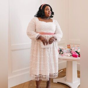 Ivy City Love Story Heart Print Dress